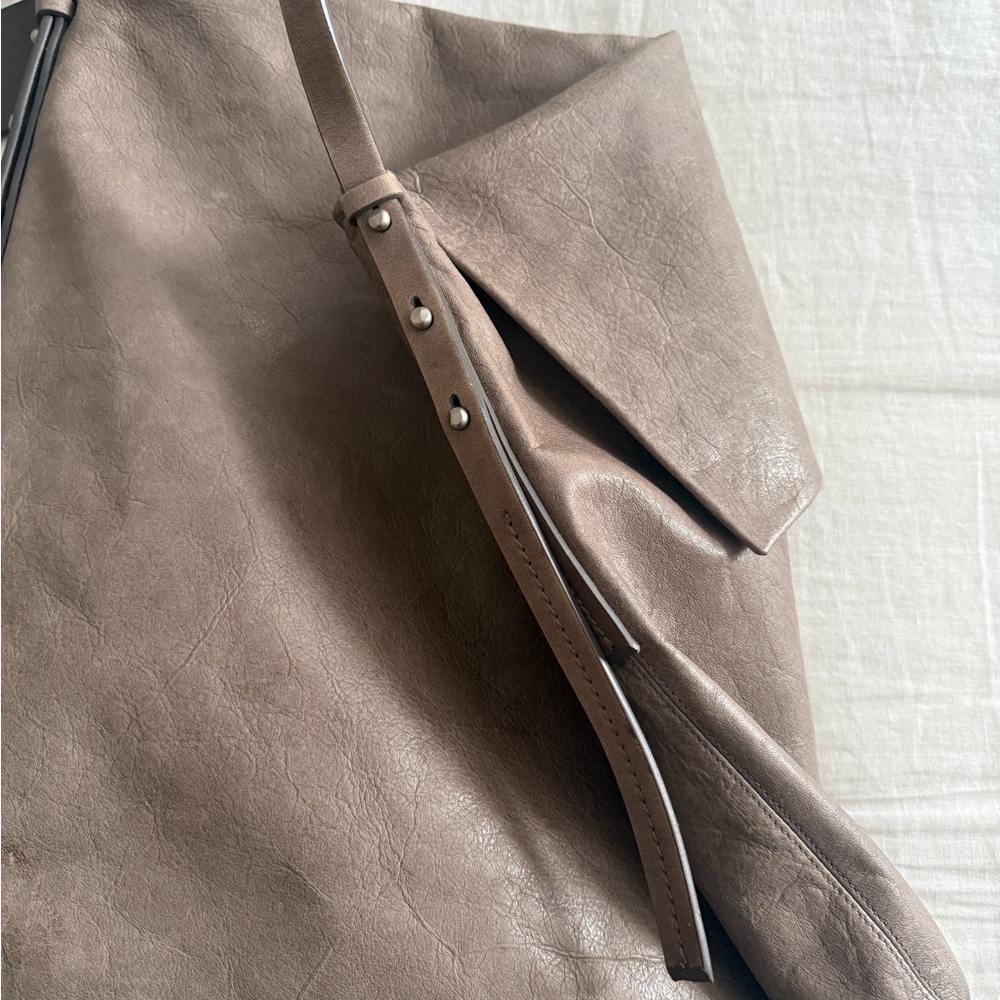 Rick Owens Brown Leather Shoulder Bag - Picture 4 of 4